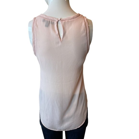 J. Crew Womens Tank Top Round Neck Sleeveless Back Keyhole Lotus Pink Size 2 - Picture 3 of 8